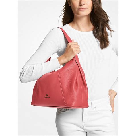 Sienna Large Pebbled Leather Shoulder Bag 